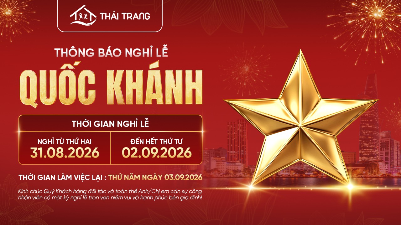 THÔNG BÁO LỊCH NGHỈ LỄ QUỐC KHÁNH 2/9 